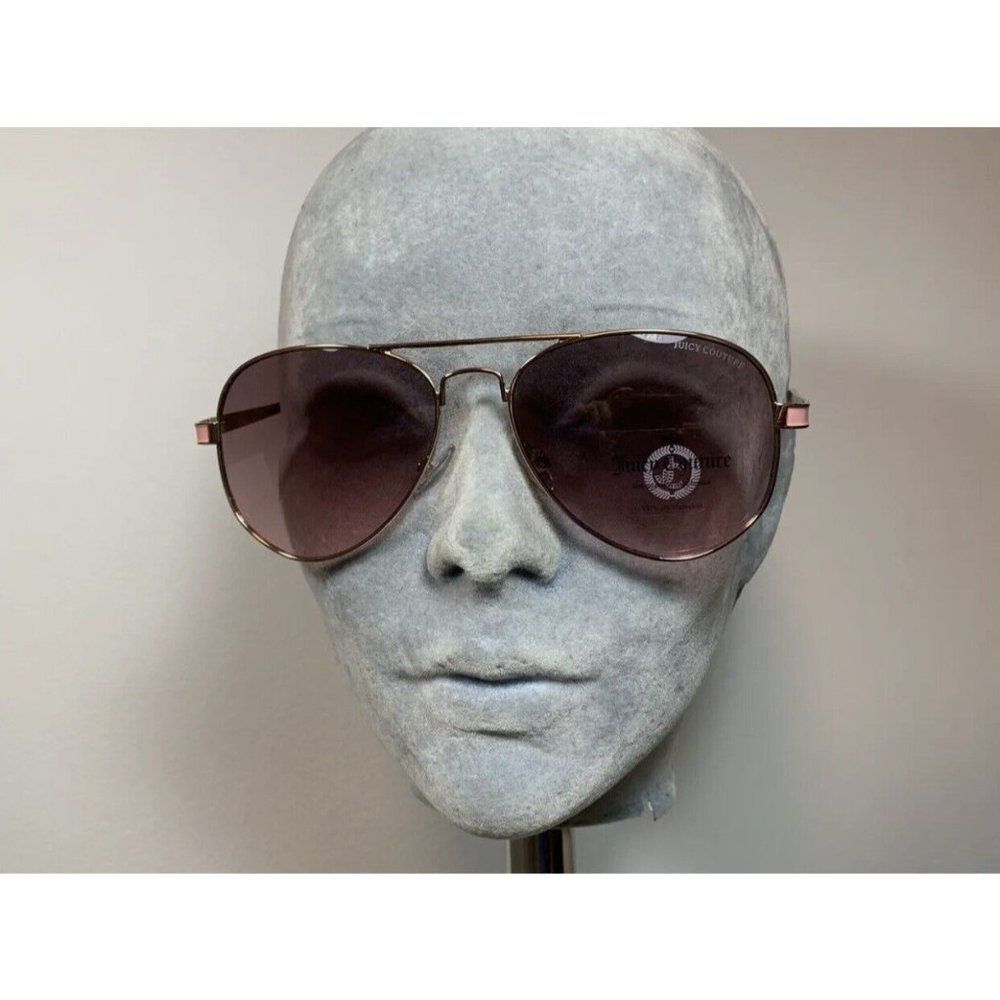 New Juicy Couture Sunglasses AJCN44007Z Aviator Gold & Pink 100% UV Protect $98 - Picture 3 of 7